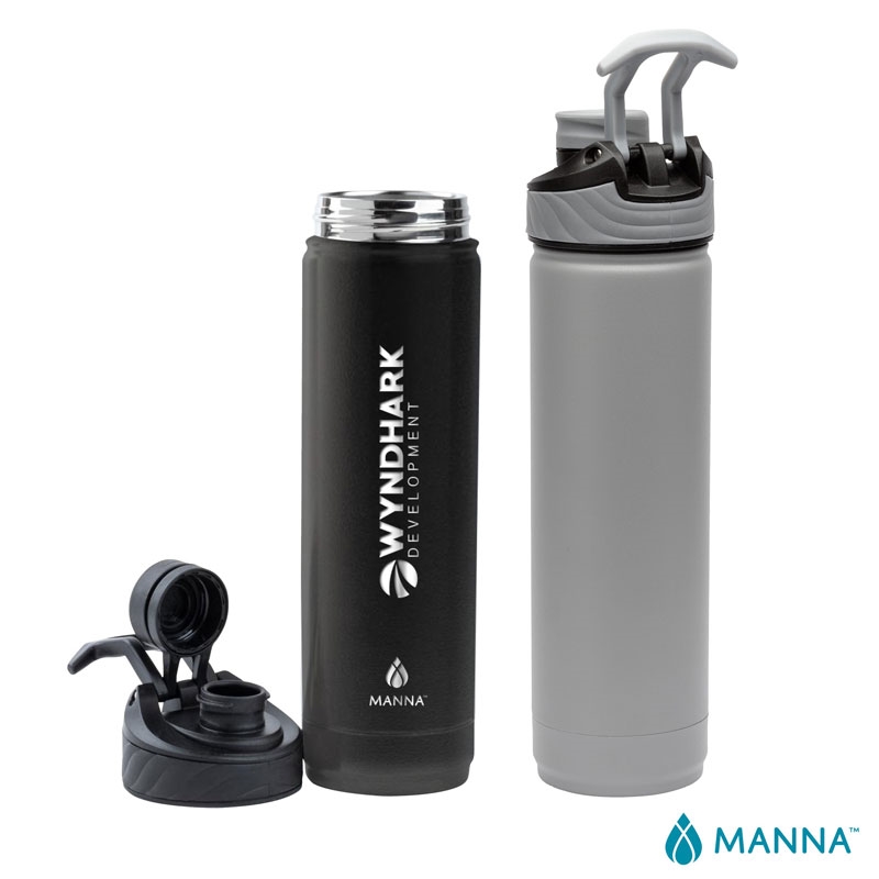 Manna Double-Wall Vacuum Insulated Stainless Steel Convoy 32oz Water  Bottles 2pc