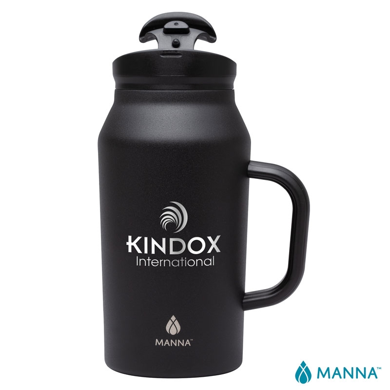 Manna 50 Oz Thermos Leak Proof Lid Handle Stainless Steel Double Wall  Insulated 