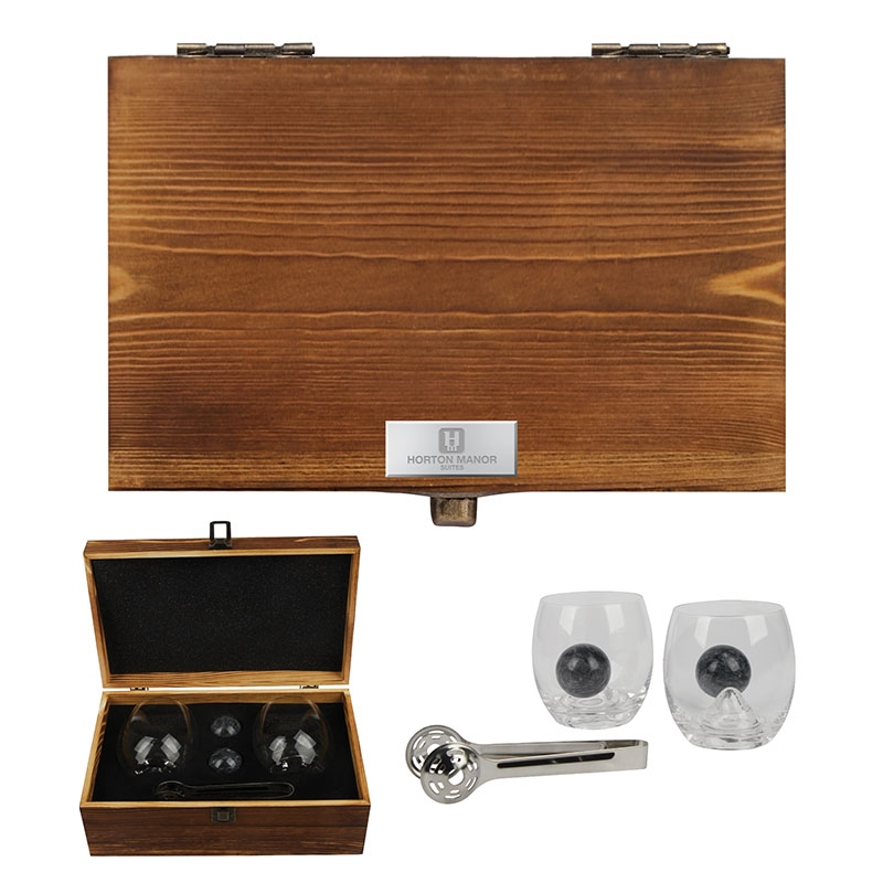 Nicolas 5-Piece Rolling Whiskey Glasses Set - EH3333 | Logomark