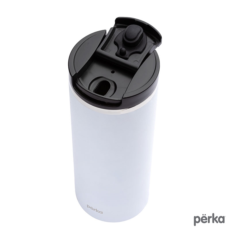 Promotional Perka® Trent 18 oz Double Wall, Stainless Steel Hot/Cold Tumbler