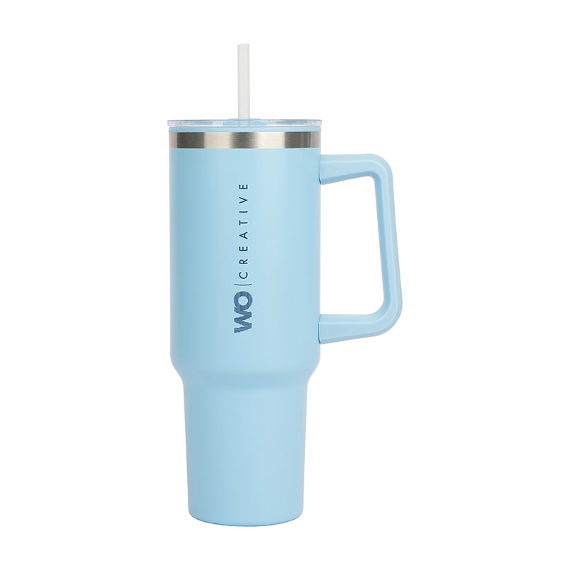 Izzy 40 oz. Steel/PP Liner Travel Mug - KM8505 | Logomark
