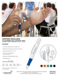 BV6560 Spritzer Sanitizer Pen