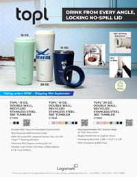 CT1010, CT1020, CT1030 Topl Double Wall, Recycled Stainless Steel 360° Tumbler
