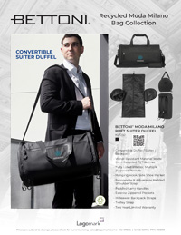 KL7250 Bettoni Moda Milano RPET Suiter Duffel