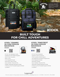 GR4521, GR4520 iCOOL® - Granby 24-Can Cooler Backpack