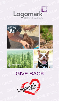 Logomark Cares Trifold - Give Back