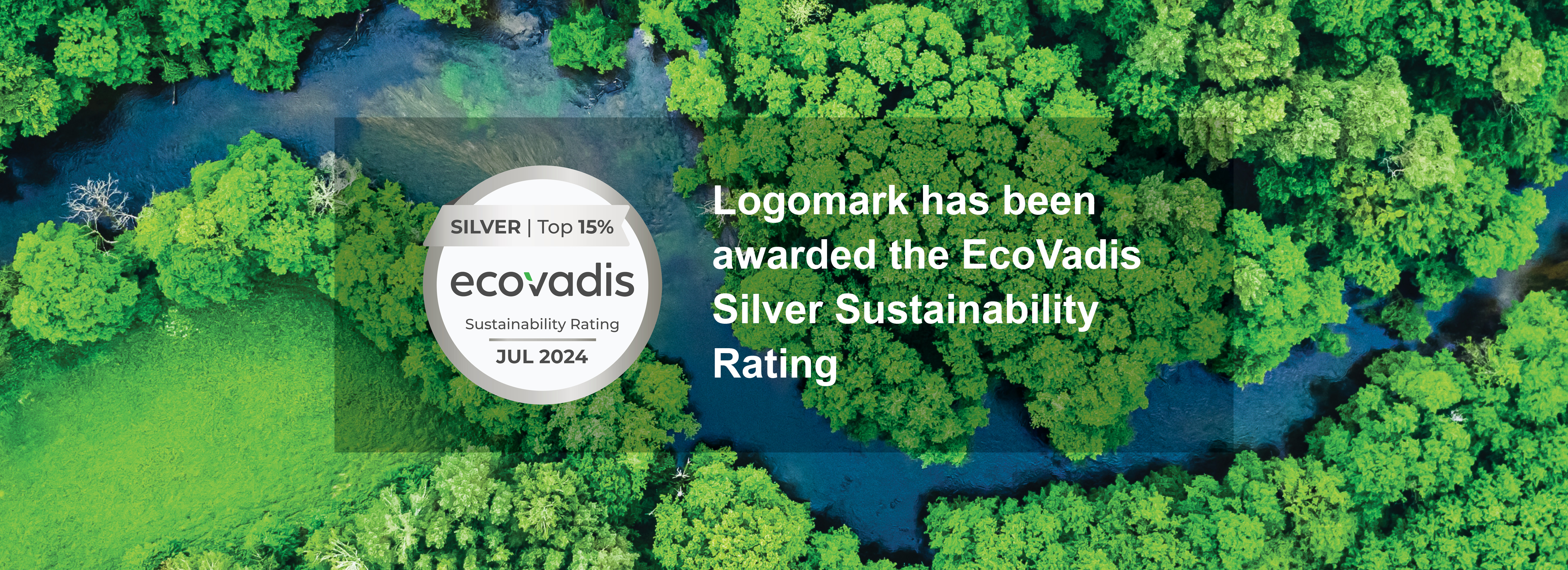 Logomark has been awarded the EcoVadis Silver Sustainability Rating